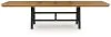 Ashley Furniture D841-55 Galliden - Rectangular Dining Room Extension Table - Black / Brown