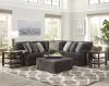 Jackson Furniture Industries 437628-1806/58 Jackson Furniture Industries 437628-1806/58 Mammoth Modular Sectional - Cocktail Ottoman - Smoke