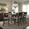 Liberty Furniture 152-CD-7GTS Double Bridge - 7 Piece Gathering Table Set - Dark Brown