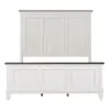 Liberty Furniture 417-BR-QPB Liberty Furniture 417-BR-QPB Allyson Park - Queen Panel Bed - Wirebrushed White / Charcoal