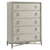 Riverside Furniture 50295 Maisie - 5 Drawer Chest - Champagne