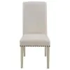 CoasterEssence 190152 Salem - Fabric Upholstered Dining Side Chair (Set of 2) - Beige