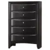 CoasterEssence 200701Q-S5 Briana - Queen 5 Piece Bedroom Set - Black