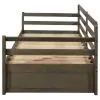 CoasterEssence 305706 Sorrento - 2-Drawer Twin Long Daybed With Extension Trundle - Gray