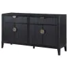 Coaster Fine Furniture 108235 Brookmead - 4 Door Sideboard Buffet Storage Cabinet - Black