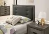 Furniture of America FOA7927T-BED Roanne - Twin Bed - Gray / Charcoal
