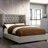 Furniture of America CM7779GY-Q-BED-VN Cayla - Queen Bed - Gray