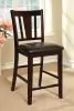 Furniture of America CM3325PT-5PK Bridgette - 5 Piece Square Counter Height Table Set - Espresso