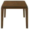 Coaster Fine Furniture 108921 Almonte - Rectangular Wood Dining Table - Dark Brown
