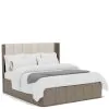 Riverside Furniture 87170-87171-87172 Sariel - Queen Upholstered Bed - Dark Brown