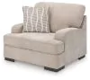 Benchcraft® 5990223 High Profile - Chair and a Half - Taupe