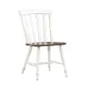 Liberty Furniture 741-C1500S Al Fresco - Slat Back Side Chair - Graphite & Whitestone