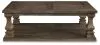 Ashley Furniture T776-1 Johnelle - Rectangular Cocktail Table - Gray