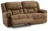 Ashley Furniture 4470447 Boothbay - 2 Seat Power Reclining Sofa - Auburn