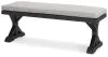 Ashley Furniture P792-600 Beachcroft - Bench With Cushion - Black / Light Gray