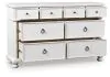 Ashley Furniture PCB823-31 Ashley Furniture PCB823-31 Rowlenstown - Dresser - Antique White