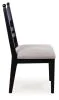 Ashley Furniture PCD824-07 Ashley Furniture PCD824-07 Greddinton - Dining Upholstered Side Chair (Set of 2) - Black