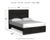 Ashley Furniture B2589B2 Ashley Furniture B2589B2 Belachime - Queen Panel Bed - Black