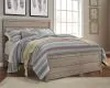 Ashley Furniture B070B8 Culverbach - Queen Panel Bed - Gray