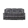 New Classic U2505-30-DGY Morello - Sofa With Dual Recliner - Gray