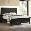 New Classic 02-044B-100 Tamarack - 6/6 King Panel Bed - Black