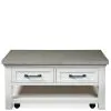 Riverside Furniture 37203 Riverside Furniture 37203 Cora - Small Cocktail Table - Cloud / Fog