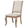 CoasterEssence 110292 Brockway - Upholstered Dining Chair (Set of 2) - Barley Brown