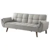 Coaster Fine Furniture 360096 Caufield - Upholstered Tufted Convertible Sofa Bed - Gray