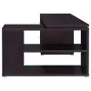 CoasterEveryday 800517 Yvette - 3-Drawer L-Shape Computer Desk - Cappuccino