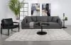 Coaster Fine Furniture 551681-SETB Sasha - 3 Piece Upholstered Sofa - Barely Black