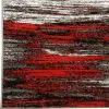 Furniture of America RG5184S Sivas - 5' x 7' Area Rug - Gray / Red