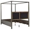 Coaster Fine Furniture 224931Q Gran Park - Queen Four Poster Canopy Bed - Dark Cocoa