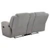 Coaster Fine Furniture 602552 Gilson - Chenille Upholstered Reclining Loveseat - Gray