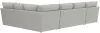 Jackson Furniture Industries 2340/75/30/72-28 Jackson Furniture Industries 2340/75/30/72-28 Stockbridge - 3 Piece Sectional With Comfort Coil Seating And 9 Included Accent Pillows (Left Side Facing Chaise) - Slate