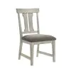 Liberty Furniture 528-C2501S Hallendale - Splat Back Side Chair - Gravel Wash