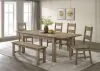 Coaster Fine Furniture 192921-S6 Cardova - 6 Piece Extension Table Dining Set - Vineyard Oak