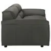 Coaster Fine Furniture 509504-S2 Buxton - 2 Piece Leather Upholstered Sofa Set - Graphite