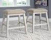 Ashley Furniture D394-024 Skempton - Upholstered Stool (Set of 2) - White