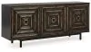 Ashley Furniture A4000573 Fair Ridge - Accent Cabinet - Distressed Black