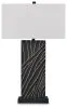Ashley Furniture L235774 Bartlen - Poly Table Lamp - Black / Gold Finish