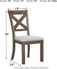 Ashley Furniture D631/45/01(6)/60 Ashley Furniture D631/45/01(6)/60 Moriville - 8 Pc. - Extension Table, 6 Side Chairs, Server - Dark Gray