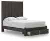 Ashley Furniture PCB3370B4 Ashley Furniture PCB3370B4 Fraluna - Queen Panel Storage Bed - Charcoal