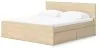 Ashley Furniture EB9632B18 Ashley Furniture EB9632B18 Onita - Queen Panel Platform Bed With 2 Side Storage - Natural