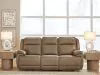 Ashley Furniture PCU1240015 Glencroft - Power Reclining Sofa With Adjustable Headrest - Sahara