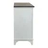 Liberty Furniture 417-BR30 Allyson Park - 6 Drawer Dresser - Wirebrushed White / Charcoal