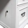 Liberty Furniture 417-HOJ-DSK Allyson Park - Desk - Wirebrushed White / Charcoal