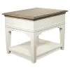 Riverside Furniture 59508 Riverside Furniture 59508 Myra - Leg End Table - Natural / Paperwhite