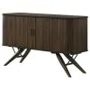 CoasterEssence 115275 Wes - 2 Door Sideboard Buffet Storage Cabinet - Dark Walnut
