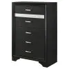 CoasterEveryday 206365 Miranda - 5-Drawer Bedroom Chest - Black