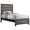 CoasterEveryday 212421T Watson - Wood Twin Panel Bed - Gray Oak